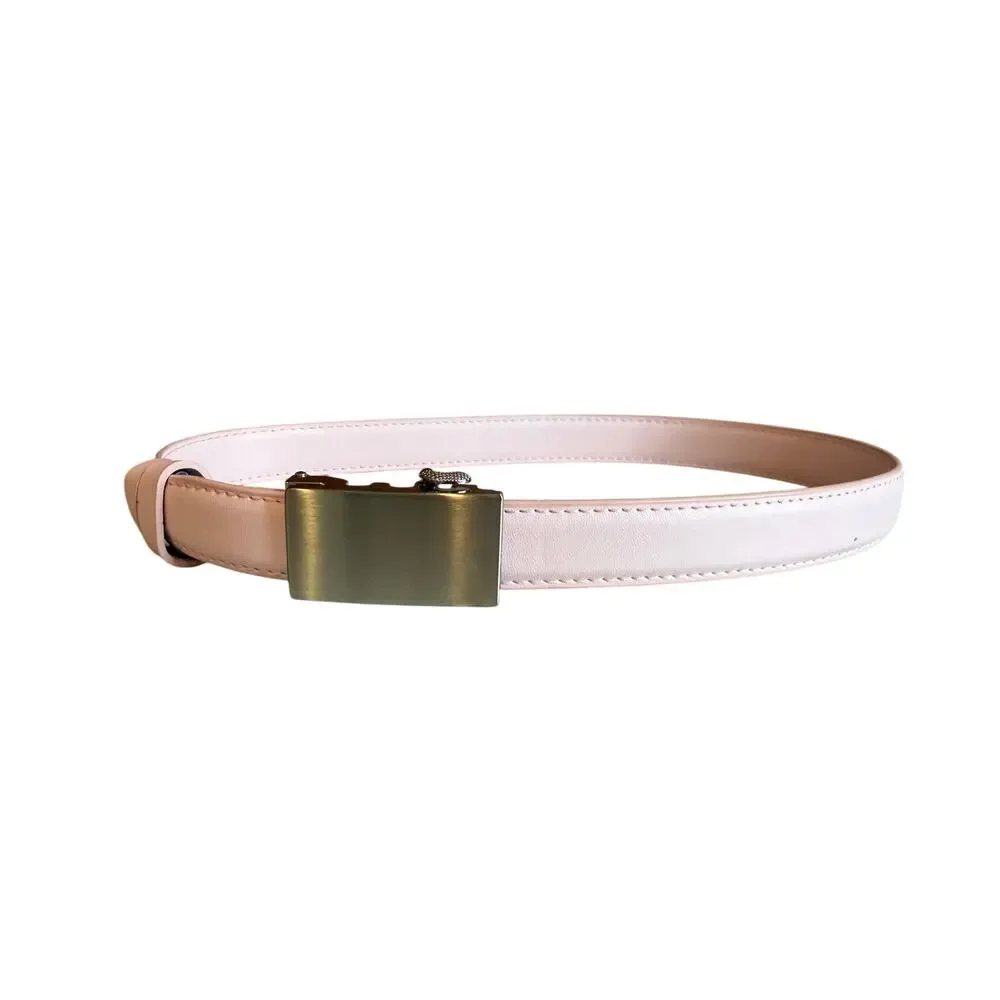 Mission Belt Kids Adjustable Leather Belt Girls Pink